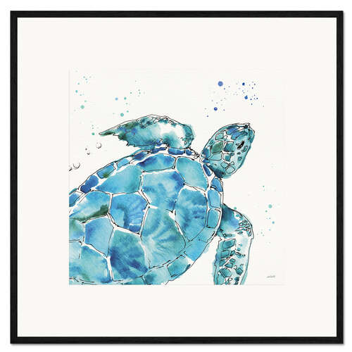 Plakat artystyczny premium w ramie Turtle IX