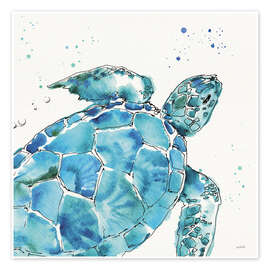 Wall print  Turtle IX - Anne Tavoletti