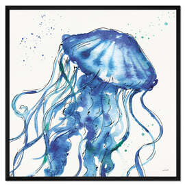 Gerahmter Kunstdruck Qualle X