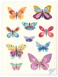 Wall sticker Butterfly Charts II