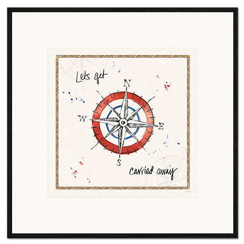 Framed art print Coastal Buoys V