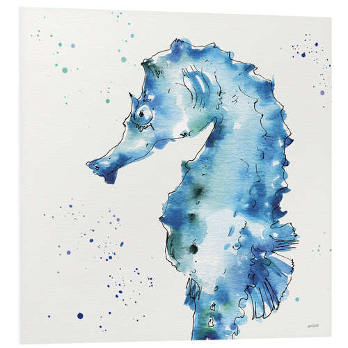 Foam board print Seahorse XI