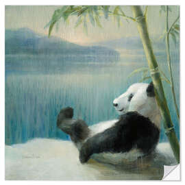 Wall sticker Resting in Bamboo