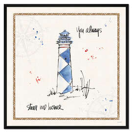 Gerahmter Kunstdruck Coastal Buoys IV