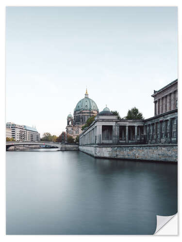 Wandsticker Berliner Dom am Abend