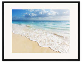 Gerahmter Kunstdruck Ein Tag am Meer