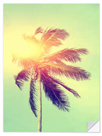 Wall sticker A palm in the sunlight