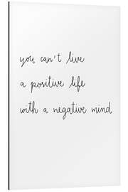 Magnettafel Lebe ein positives Leben