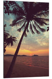 Aluminium print Tropical beach