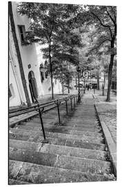 Magnettafel Endlose Schritte nach Montmartre