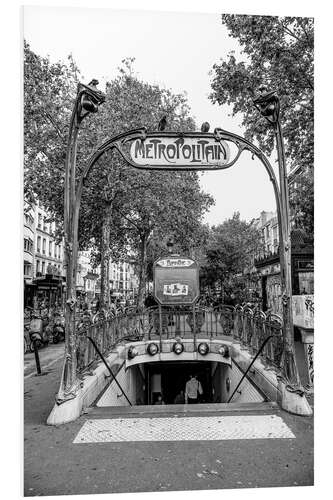 Stampa su PVC Blanche metro station in Paris