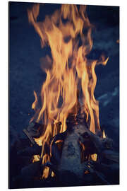 Magnettafel Züngelnde Flammen