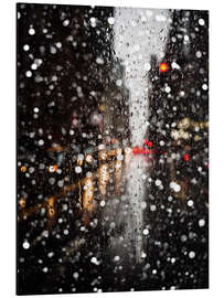 Aluminium print Nocturnal rain