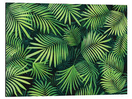 Tableau en aluminium Vert tropical