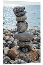 Magnettafel Kunst des Steingleichgewichts