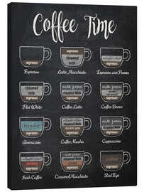 Leinwandbild  Coffee Time (Englisch)