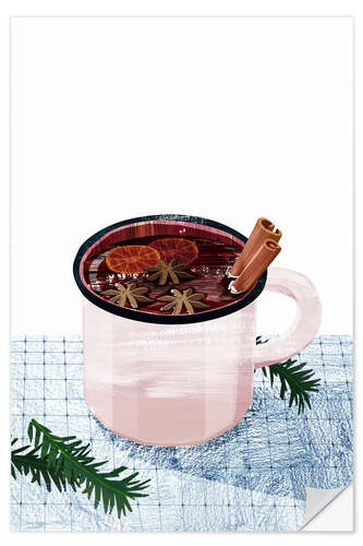 Muursticker Mulled wine