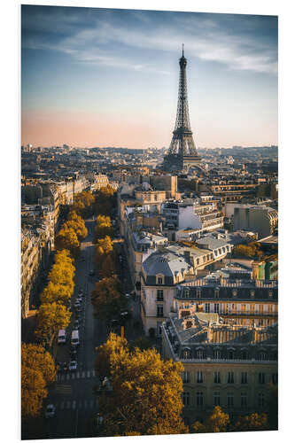 Quadro em PVC Eiffel Tower, Paris, France