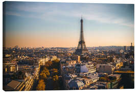 Leinwandbild Eiffelturm im Herbst, Paris, Frankreich