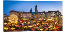 Gallery print Striezelmarkt in Dresden, Saxony, Germany