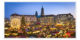 Veggbilde  Striezelmarkt in Dresden, Saxony, Germany - Jan Christopher Becke