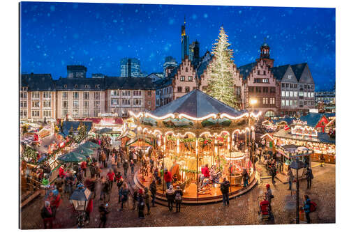 Tableau en plexi-alu Marché de Noël à Francfort-sur-le-Main