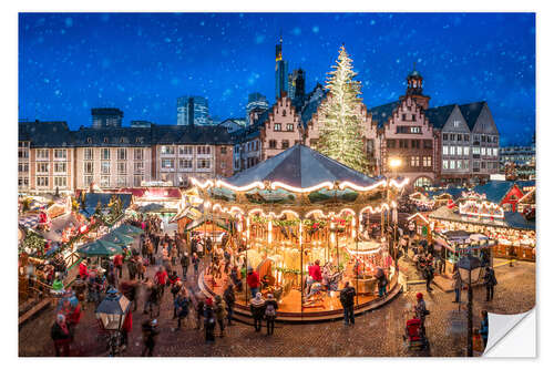 Sisustustarra Christmas market on the Römerberg, Frankfurt, Hesse, Germany