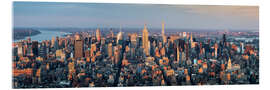 Akrylbilde Aerial view of Manhattan skyline, New York City, USA