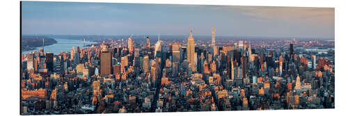 Alumiinitaulu Aerial view of Manhattan skyline, New York City, USA