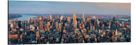 Aluminium print Aerial view of Manhattan skyline, New York City, USA