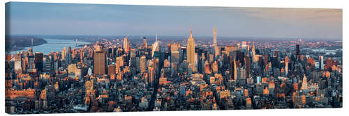 Canvas-taulu Aerial view of Manhattan skyline, New York City, USA