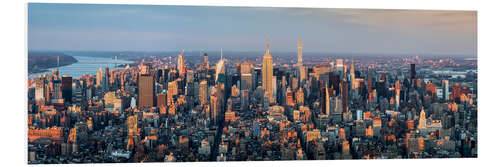 Stampa su PVC Aerial view of Manhattan skyline, New York City, USA