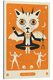 Alubild THE DEVIL TAROT CARD CAT