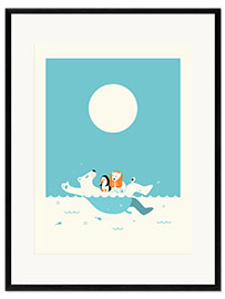 Impresión de arte enmarcada SWIMMING LESSONS