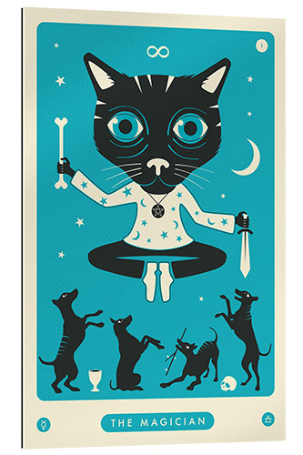 Gallery print THE MAGICIAN TAROT CARD CAT