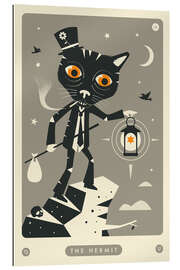 Gallery print THE HERMIT TAROT CARD CAT