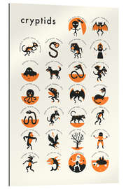 Gallery Print CRYPTIDS A-Z