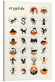 Magnettafel CRYPTIDS A-Z