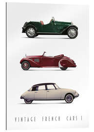 Stampa su plexi-alluminio Vintage French Cars 01