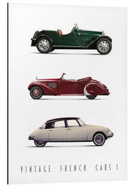 Magnettafel Vintage French Cars 01