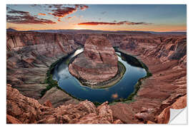 Sticker mural Le Horseshoe Bend en Arizona, USA