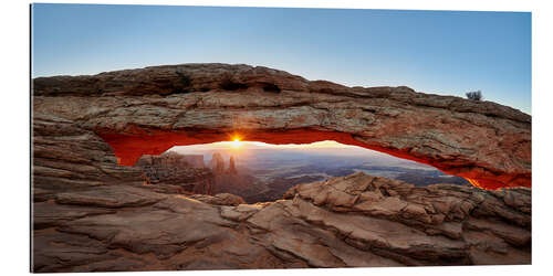 Gallery Print Sonnenaufgang am Mesa Arch im Canyonlands-Nationalpark, Moab, Island in the Sky , Utah, USA,