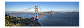 Wandbild  Golden Gate Bridge, San Francisco, USA - Jan Christopher Becke