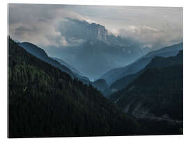 Acrylic print Pretty afternoon in Dolomiti