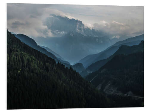 Hartschaumbild Hübscher Nachmittag in Dolomiti