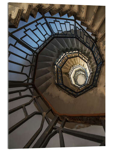 Gallery print Pretty spiral staircase