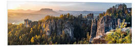 Foam board print Bastei Panorama