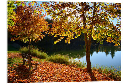 Galleriataulu autumn on lake