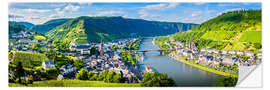 Wall sticker Mosel valley in the sunshine