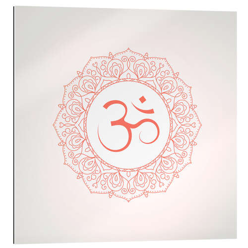 Gallery print Namaste coral